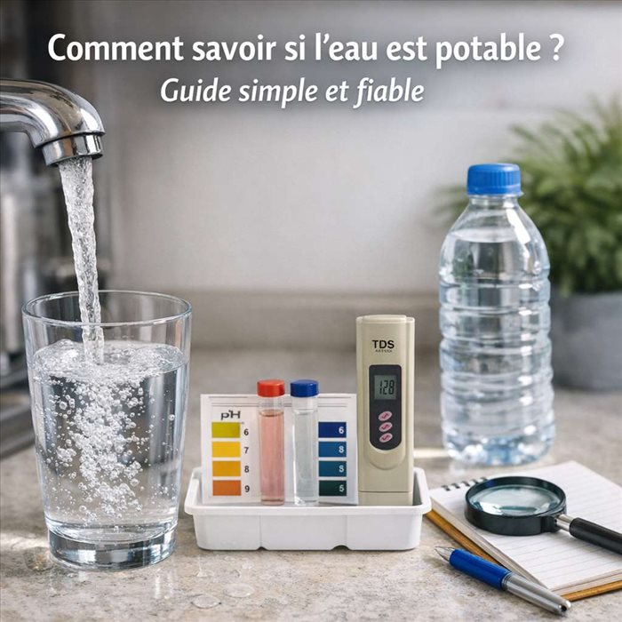 Comment savoir si l’eau est potable ? Guide simple et fiable