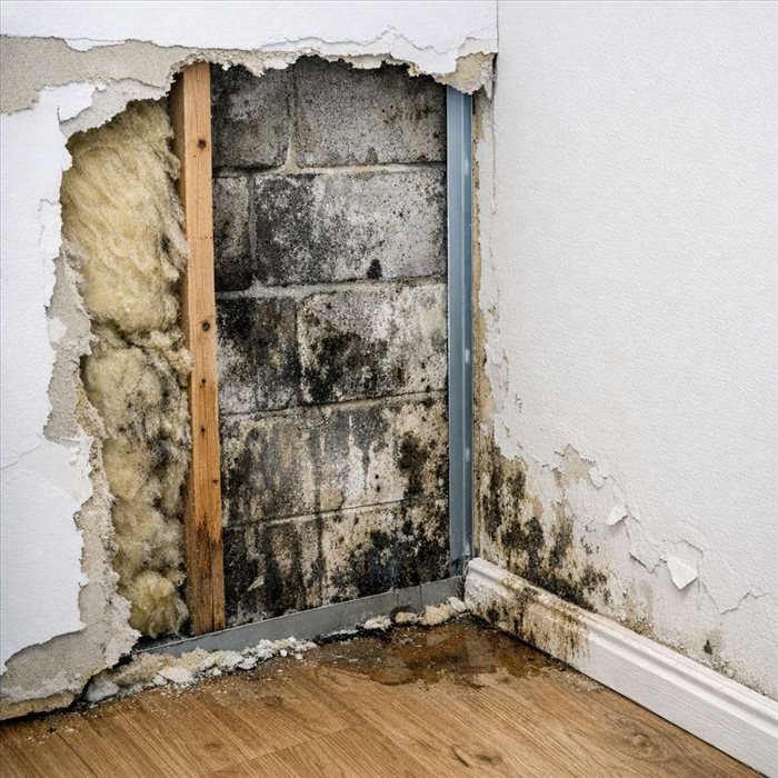 Humidité derrière un doublage en placo : risques et solutions