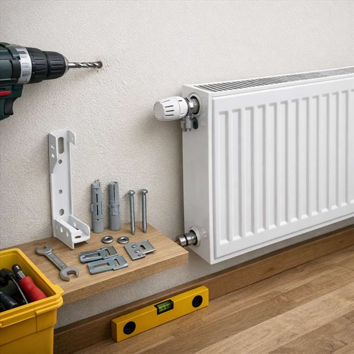 Quelle fixation choisir pour un radiateur au mur ? Guide complet