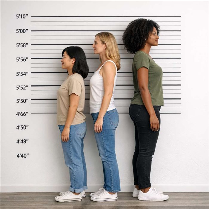 Quelle est la taille moyenne d’une femme dans le monde ? | Guide complet