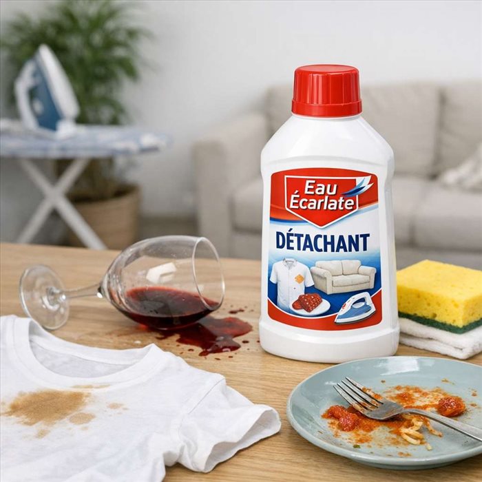 Comment l'eau écarlate agit-elle sur les taches du quotidien ?