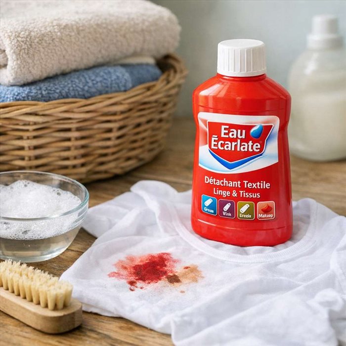 Pourquoi l'eau écarlate reste une référence pour le détachage textile ?