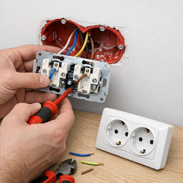 Comment câbler une prise double dans une même boîte ? Guide complet
