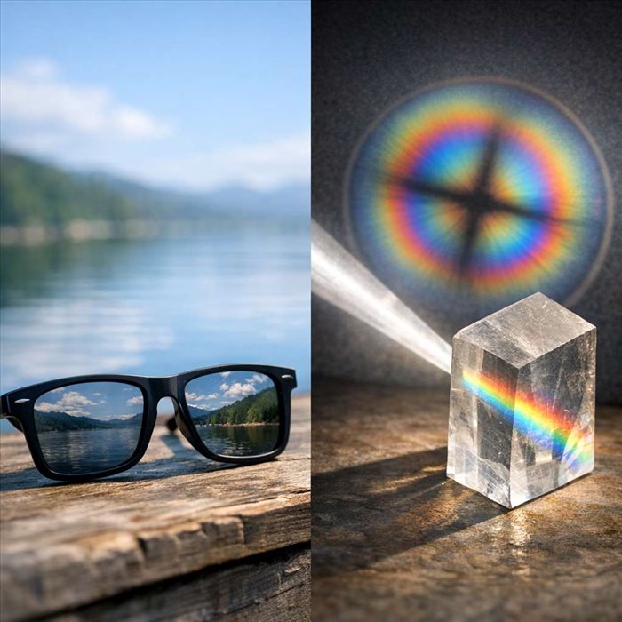 Lumière polarisée : définition, usages et explications