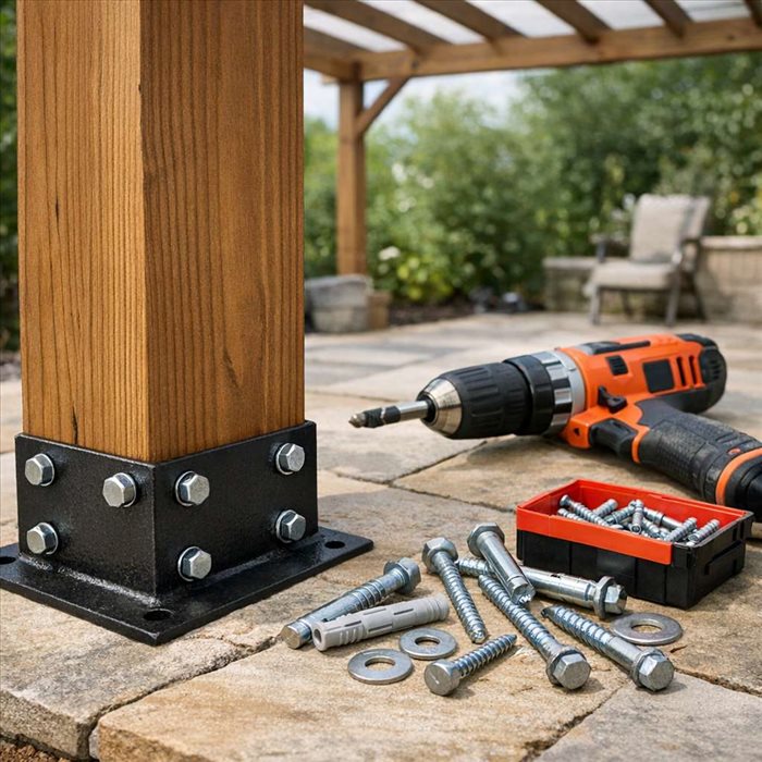 Quelle fixation utiliser pour une pergola ? Guide complet