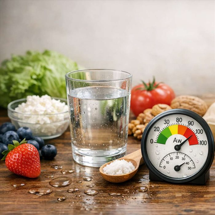 Activité de l’eau dans les aliments : comprendre son rôle clé