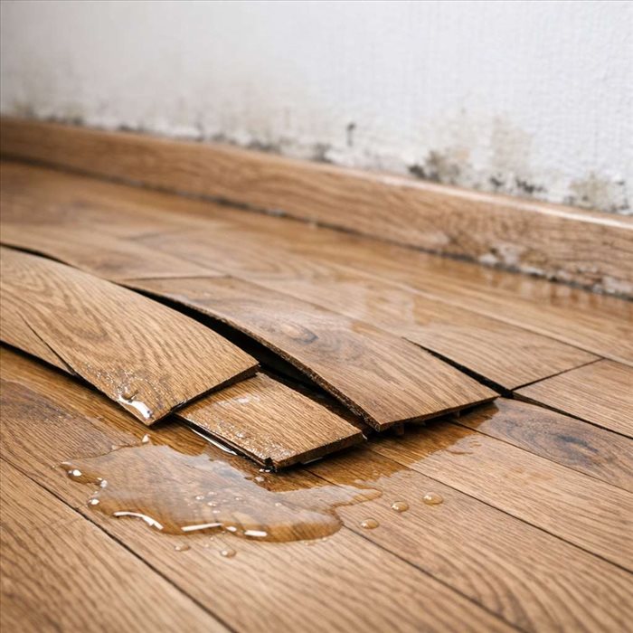 Comment l’humidité fait gonfler le parquet : causes et solutions