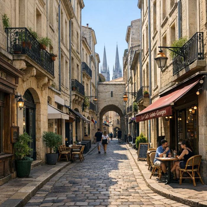 Rue du Pas-Saint-Georges à Bordeaux : histoire et secrets