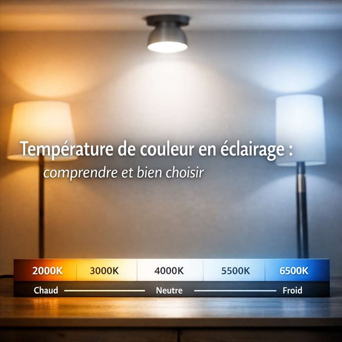 Température de couleur en éclairage : guide complet