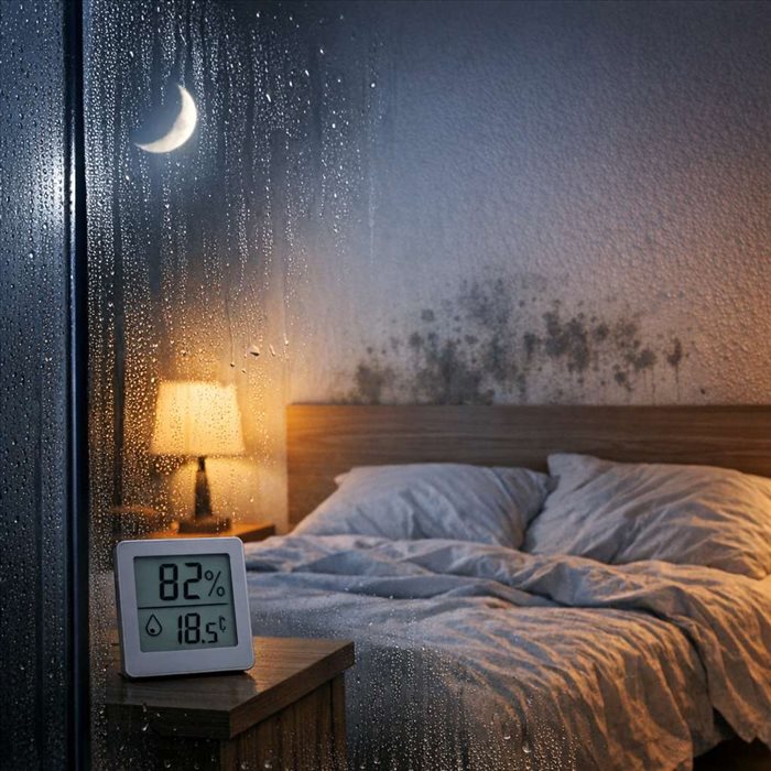 Pourquoi l'humidité augmente-t-elle la nuit dans une chambre ?