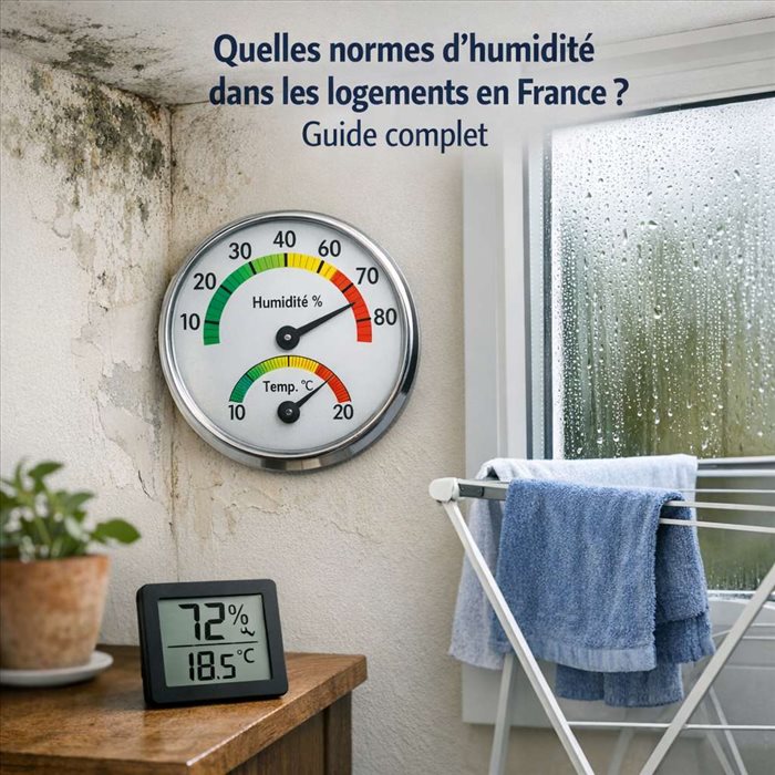 Normes d’humidité en logement : seuils et conseils en France