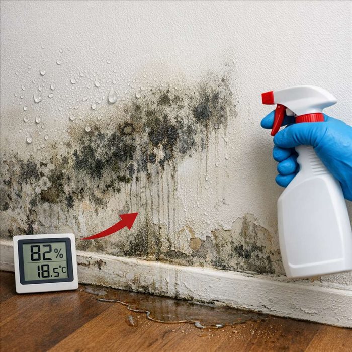 Pourquoi l'humidité favorise-t-elle les moisissures sur les murs ?