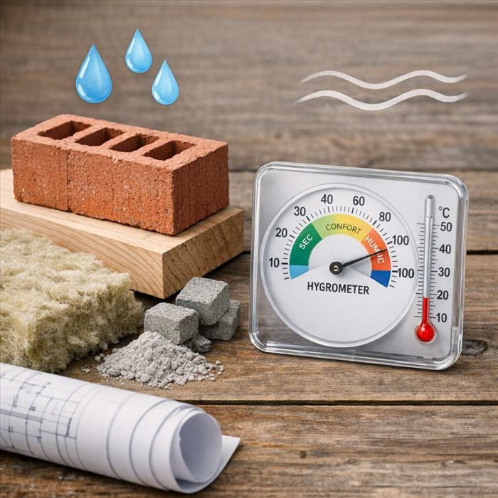 Qu’est-ce que l’hygroscopicité des matériaux de construction ?