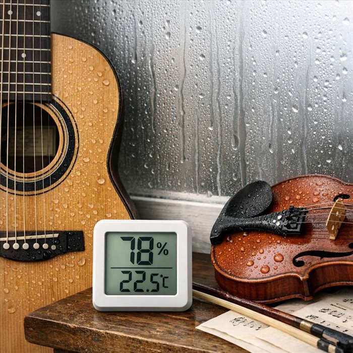 Humidité et instruments de musique : quels risques réels ?