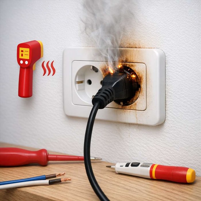 Pourquoi une prise électrique chauffe-t-elle ? Causes et solutions