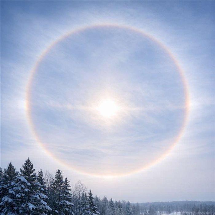 Halo lumineux dans l’atmosphère : comment se forme-t-il ?