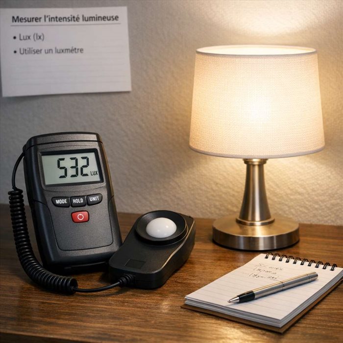 Comment mesurer l'intensité lumineuse d'une source ? Guide pratique