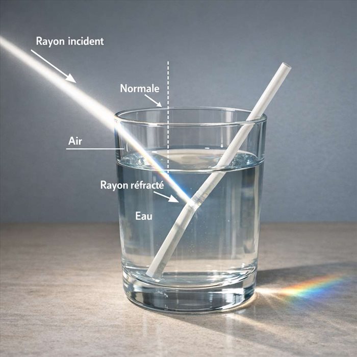 Définition de la réfraction de la lumière : guide complet
